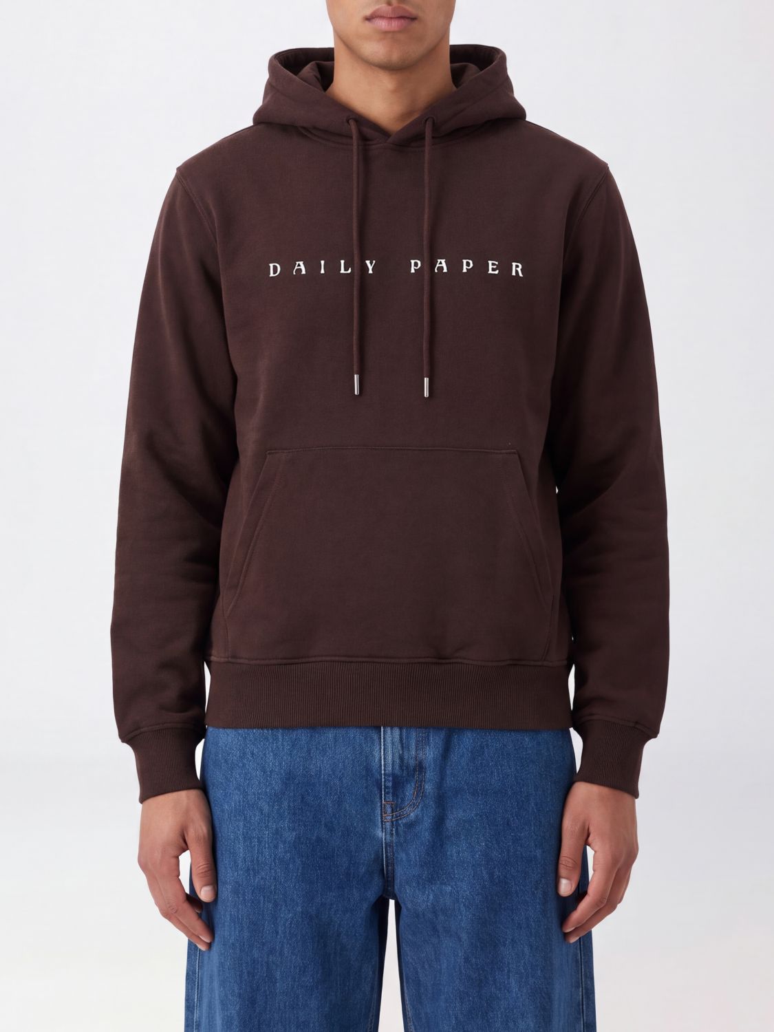 DAILY PAPER Relaxed Fit Baumwoll-Hoodie mit gesticktem Logo