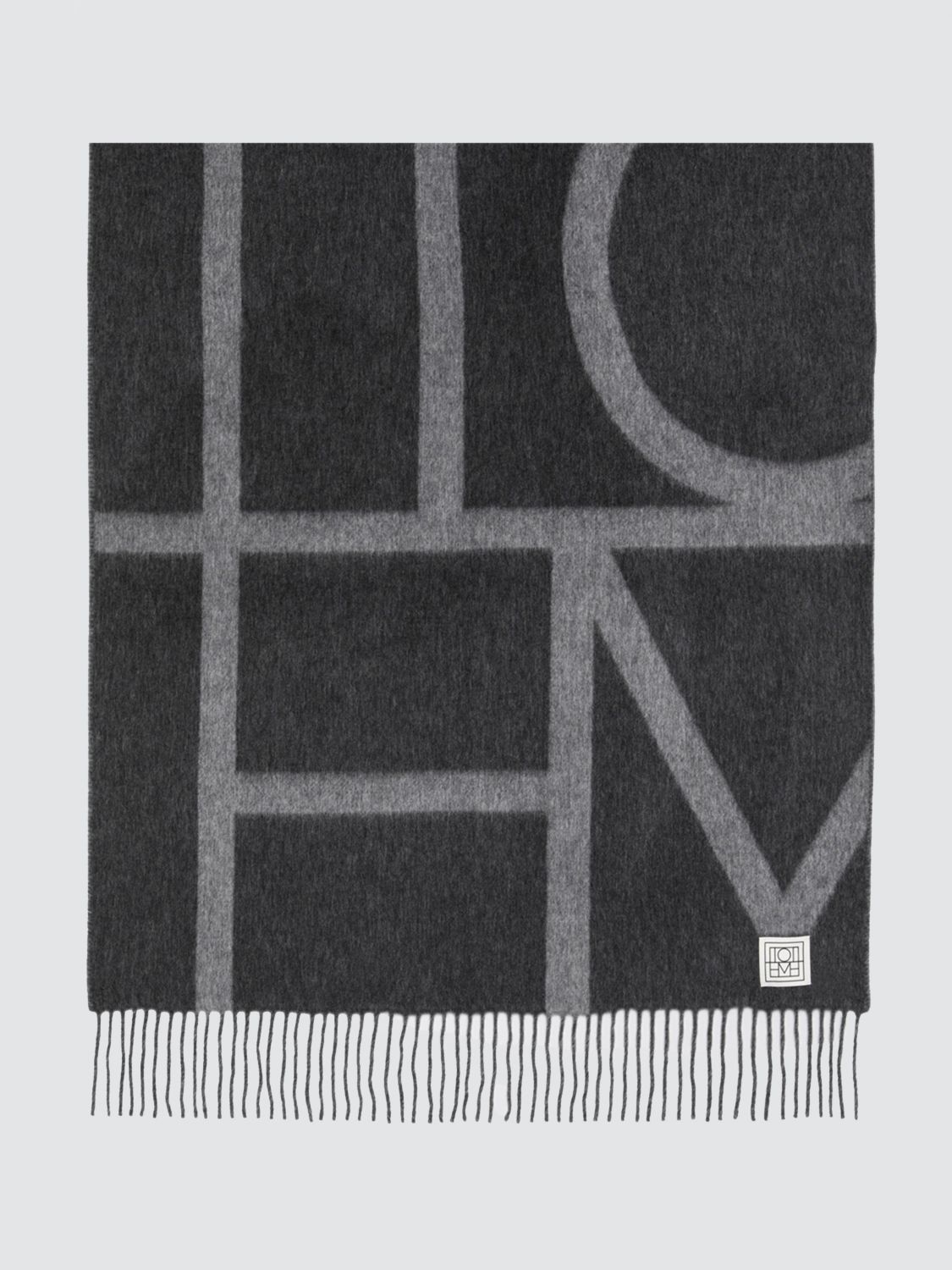 Totême Toteme Scarf Woman In Grey