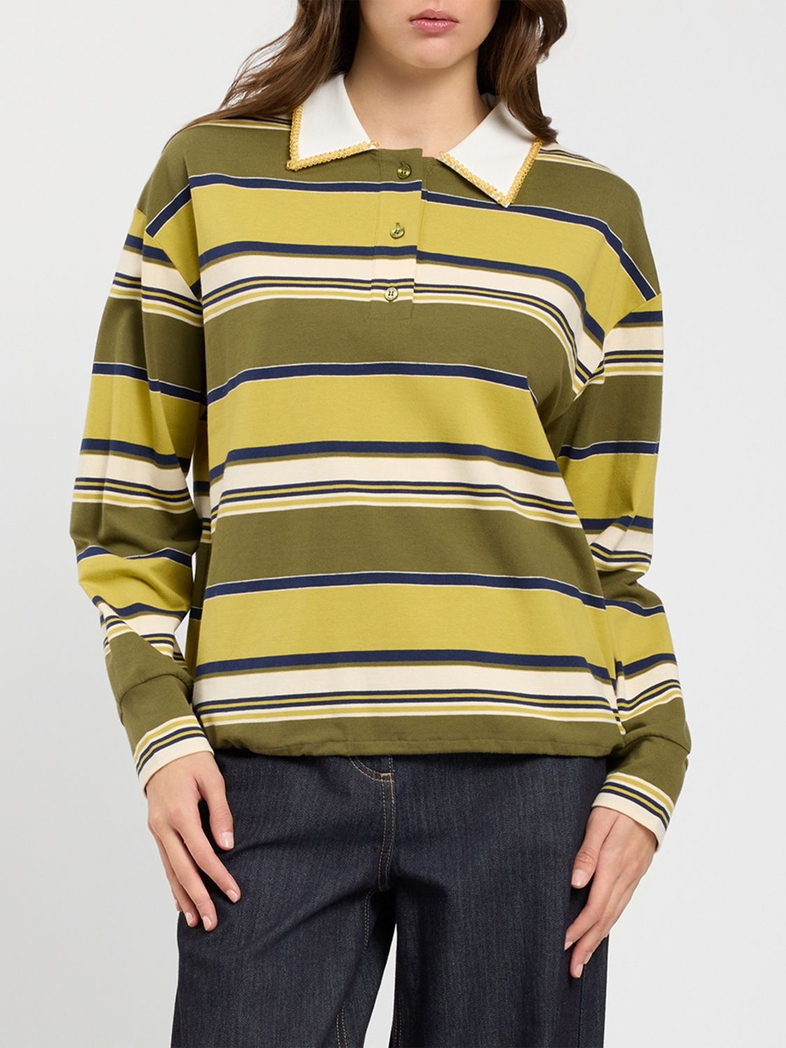 TWINSET U & B Polo Damen Farbe Gestreift