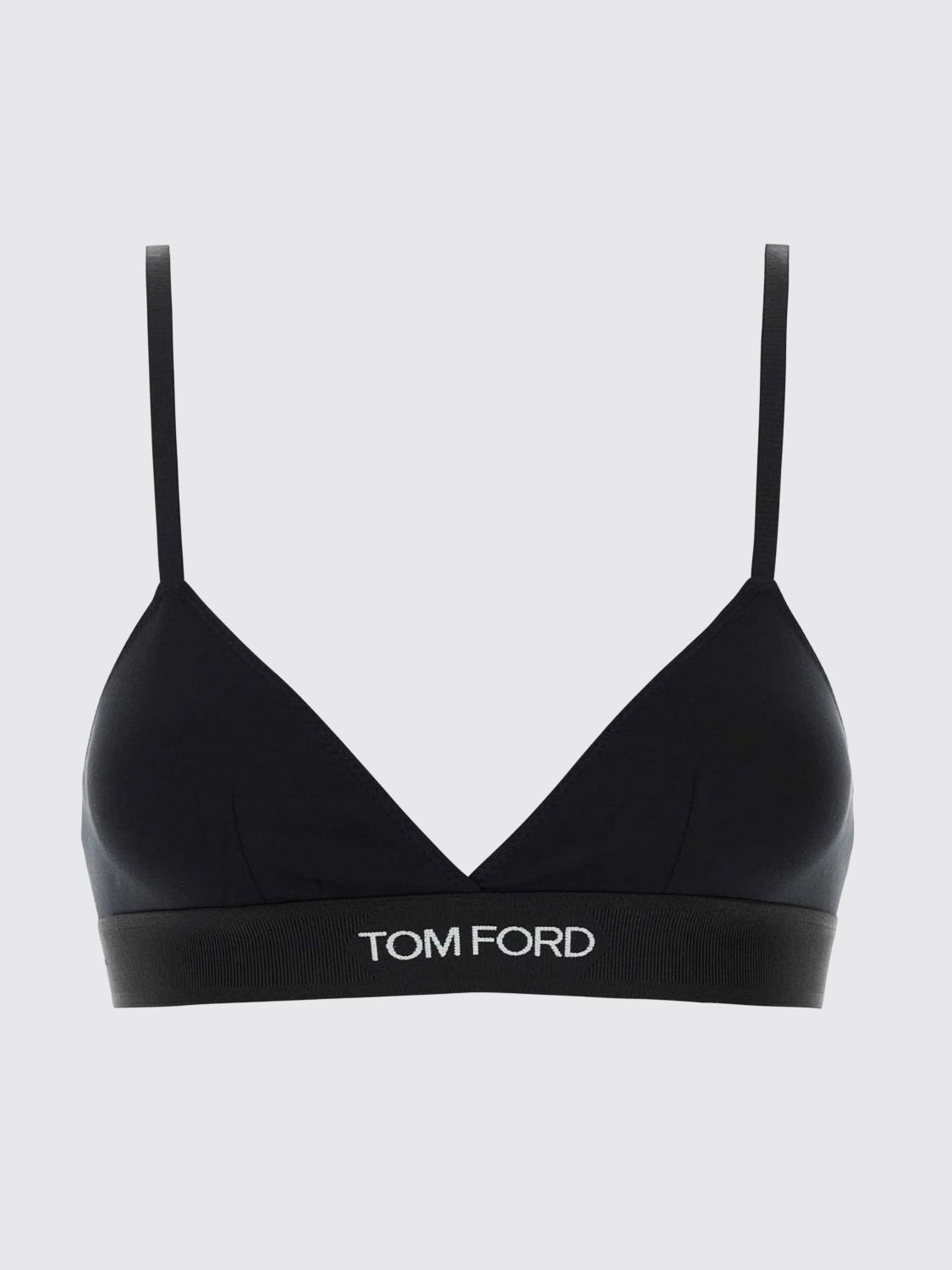 TOM FORD V-Neck Modal Bra with Adjustable Straps