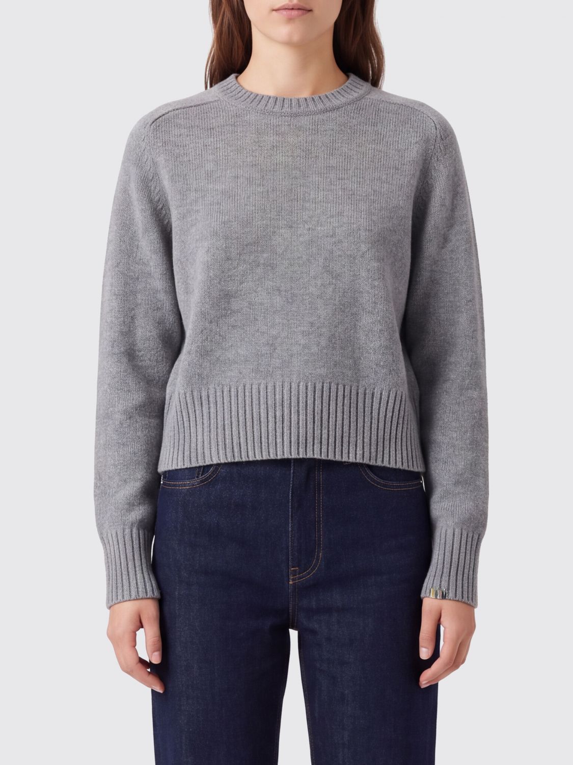 EXTREME CASHMERE Langärmliger Rundhalspullover aus reinem Kaschmir
