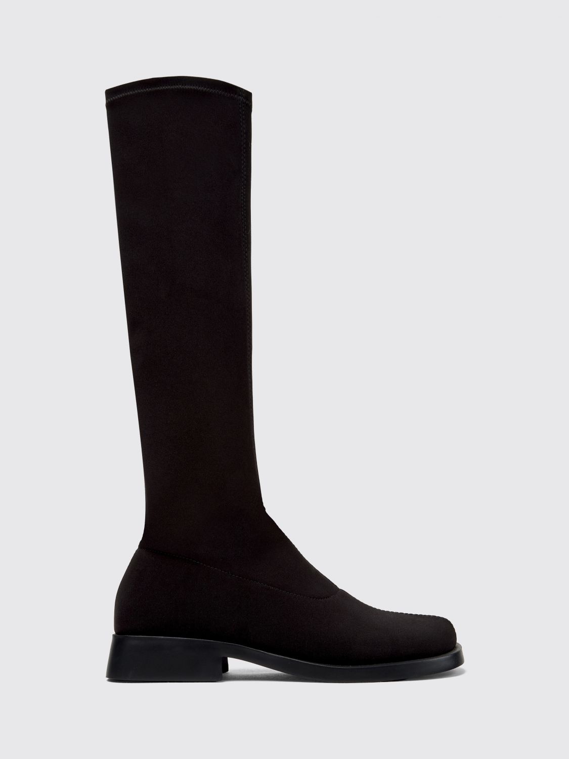 Camper Donna Recycled Nylon Knee-High Boots with an Elasticated Ankle