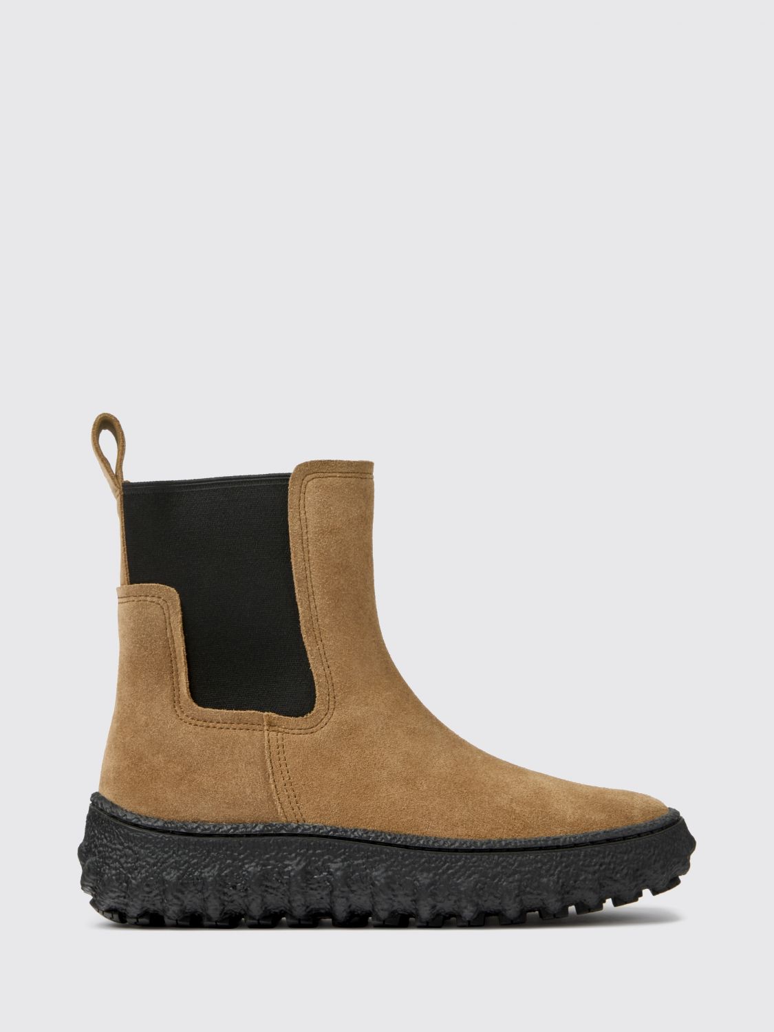 CAMPER Flat Ankle Boot Woman color Brown