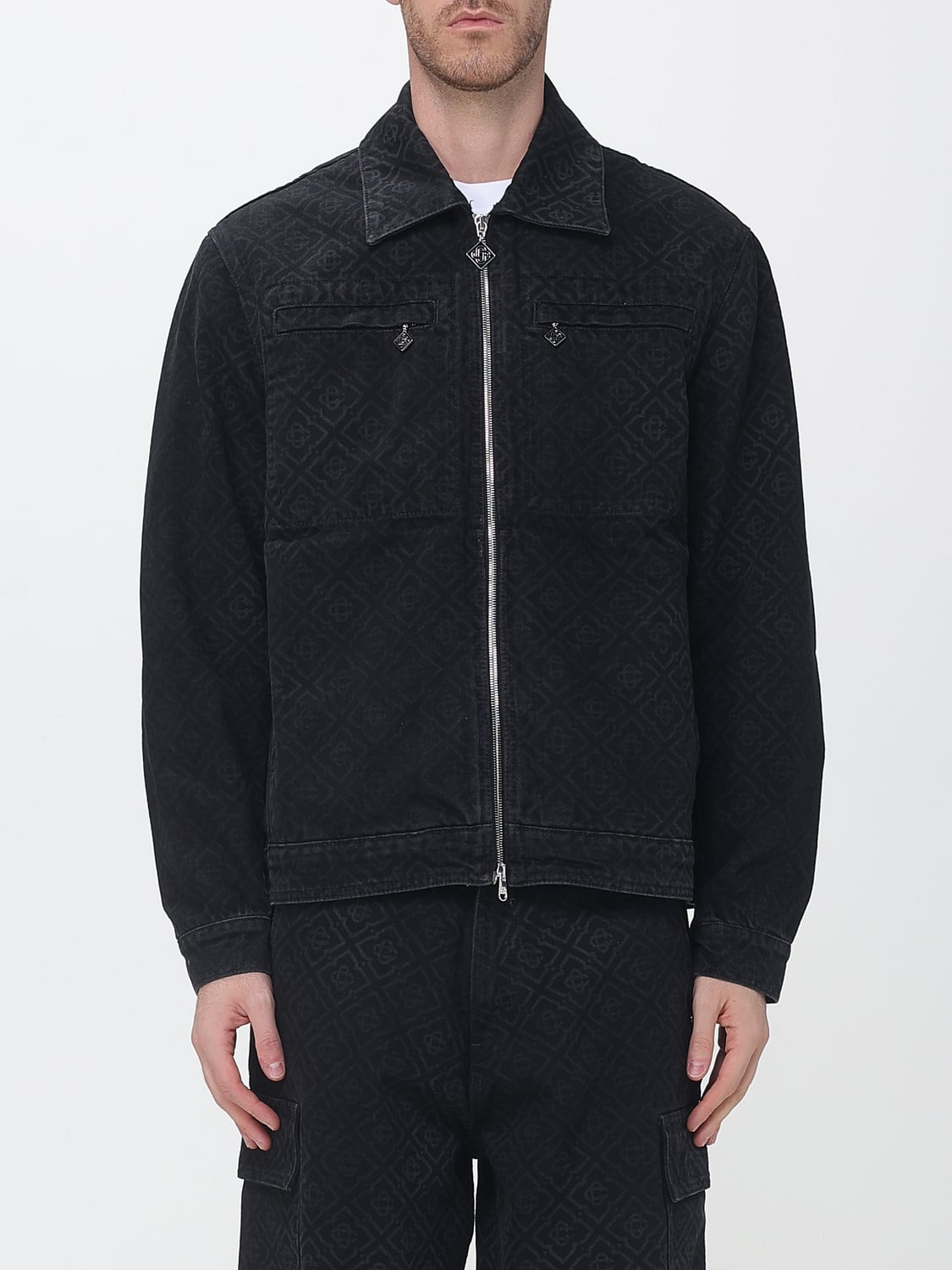 CASABLANCA Jacket Men color Denim