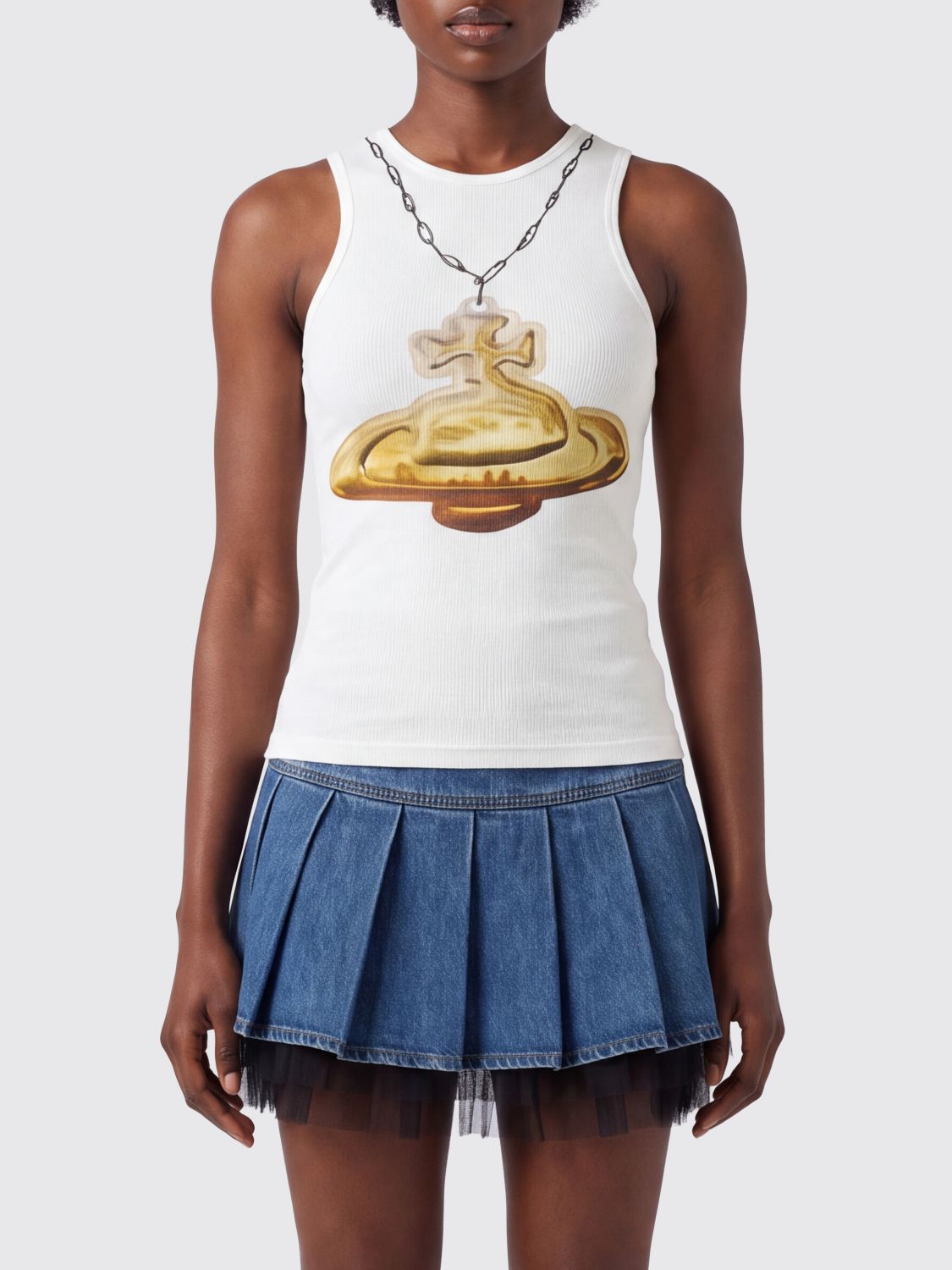VIVIENNE WESTWOOD Top Donna colore Bianco