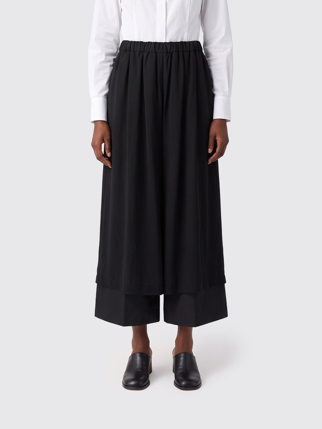 COMME DES GARÇONS Pants Woman color Black