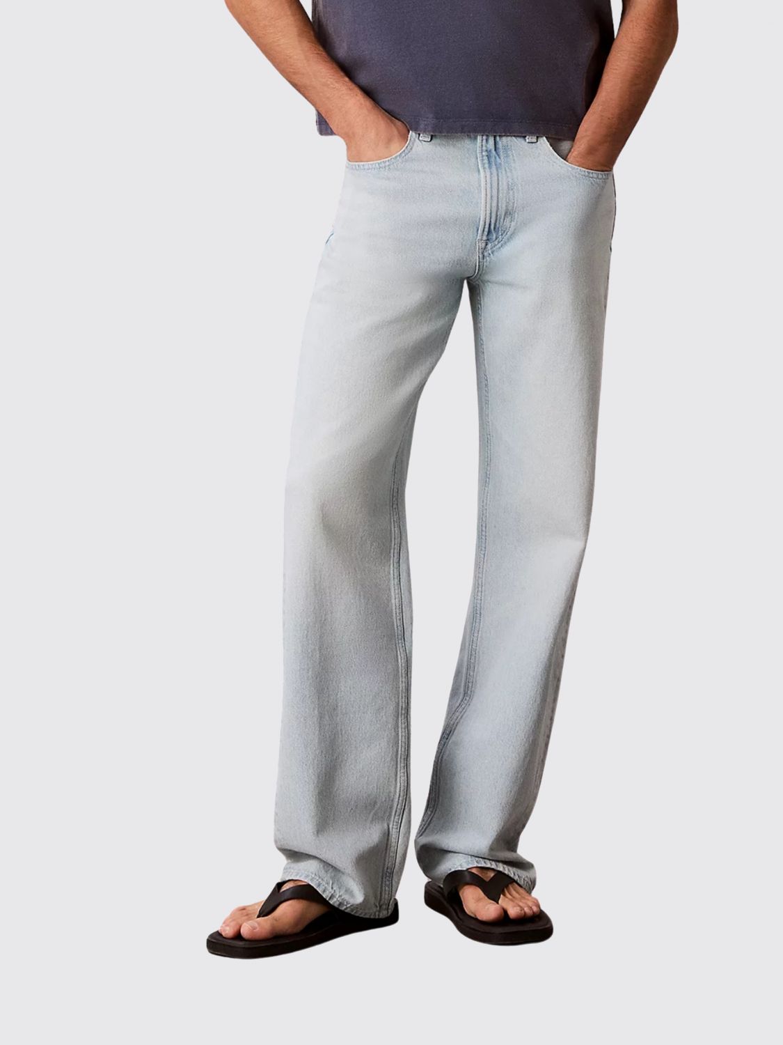 CALVIN KLEIN Jeans Men color Gnawed Blue