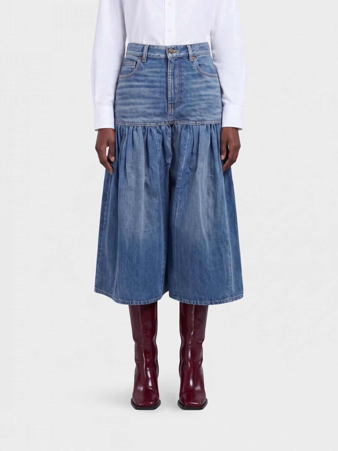 CHLOÉ Pants Woman color Denim