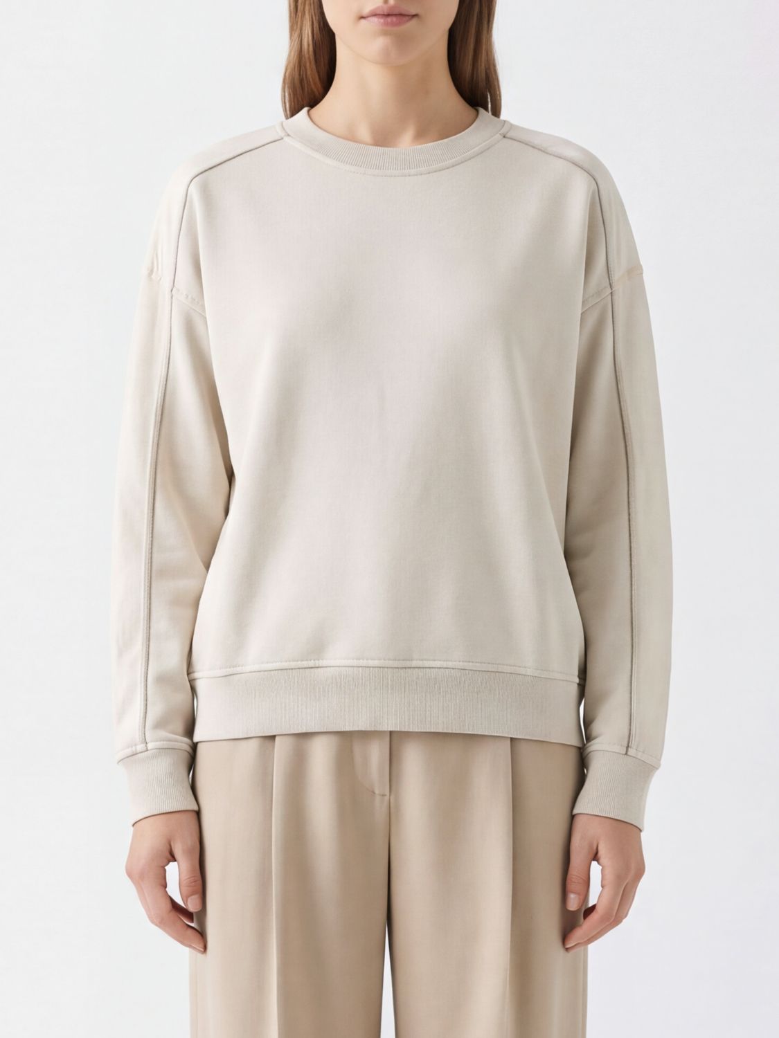 BRUNELLO CUCINELLI Felpa Donna colore Bianco