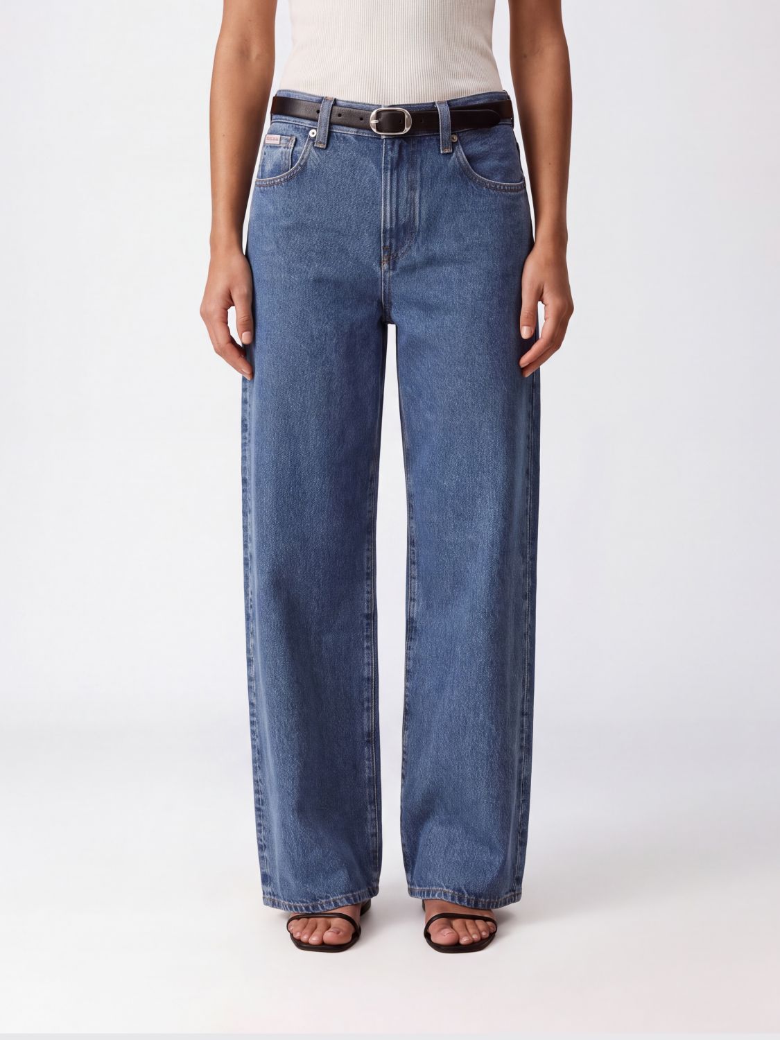 CALVIN KLEIN Pantaloni Donna colore Denim