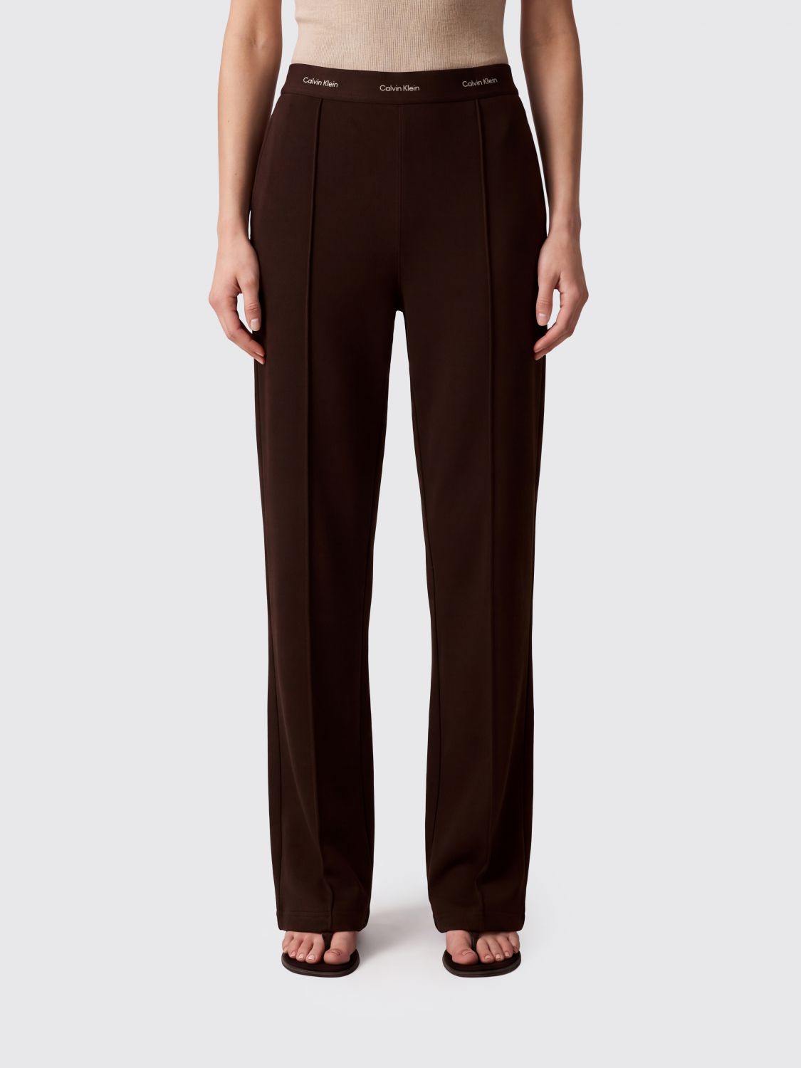 CALVIN KLEIN Pantaloni Donna colore Caffe