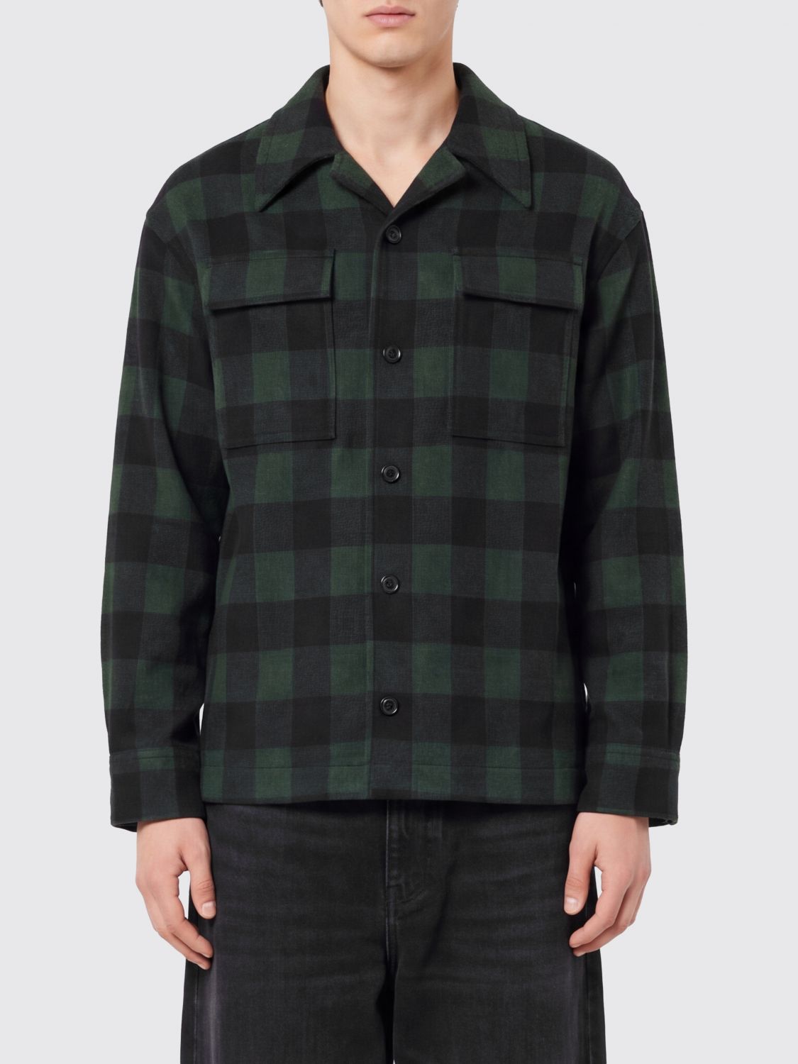 AMI PARIS Jacket Men color Green