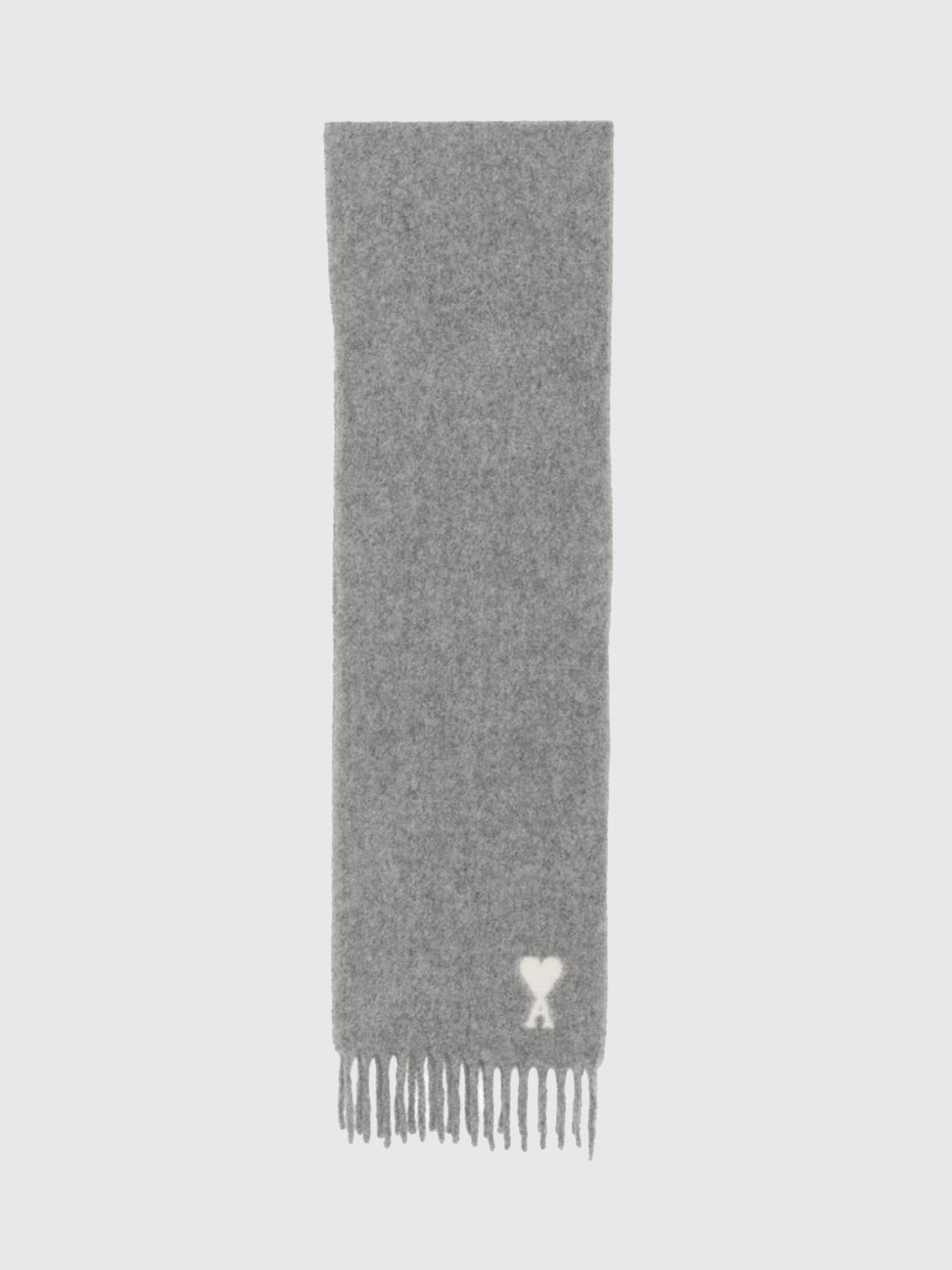AMI PARIS Scarf Woman color Grey