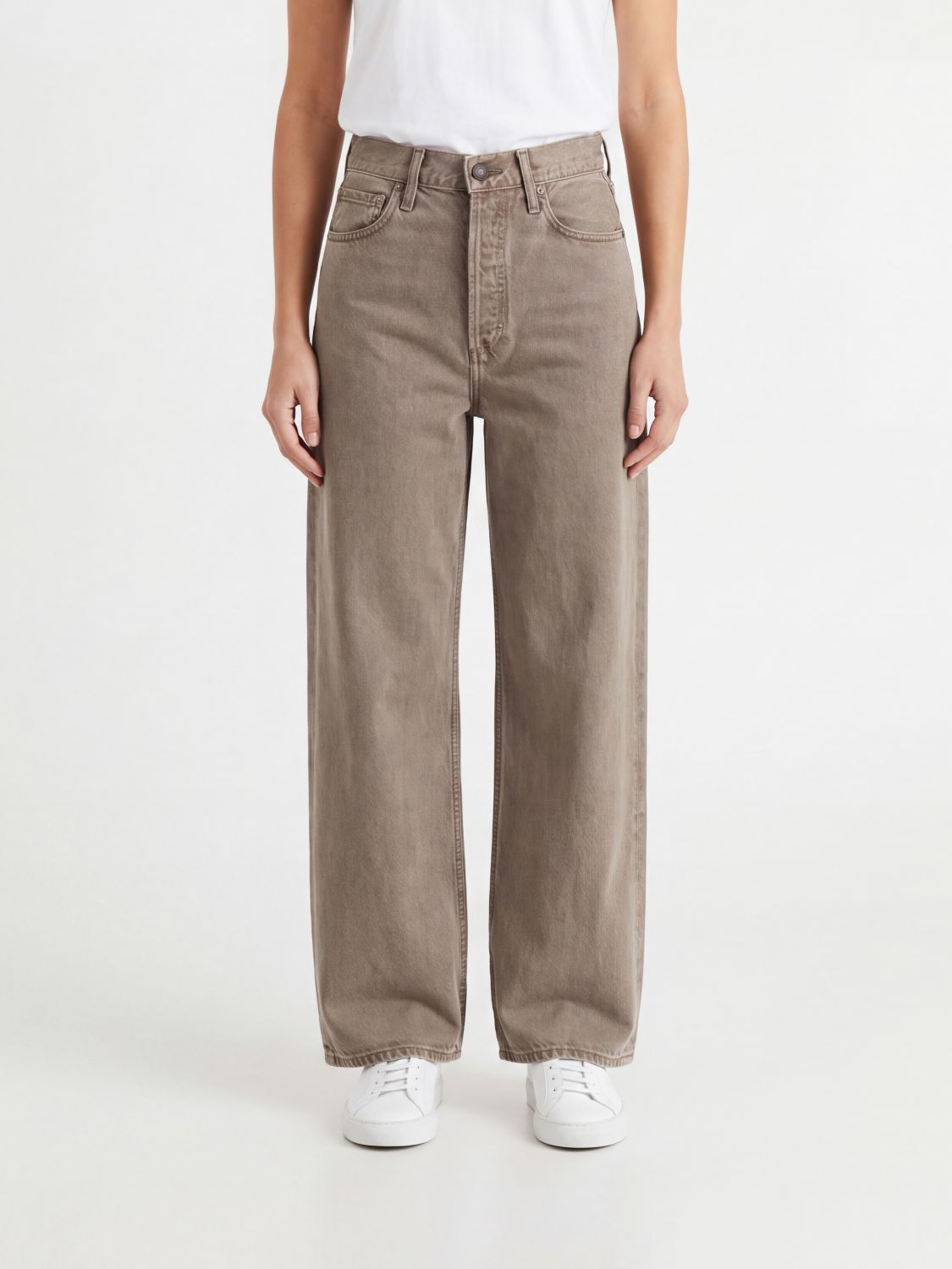 AGOLDE Jeans Woman color Brown