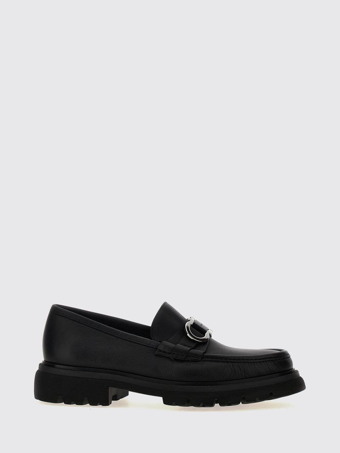 FERRAGAMO Loafers Men color Black