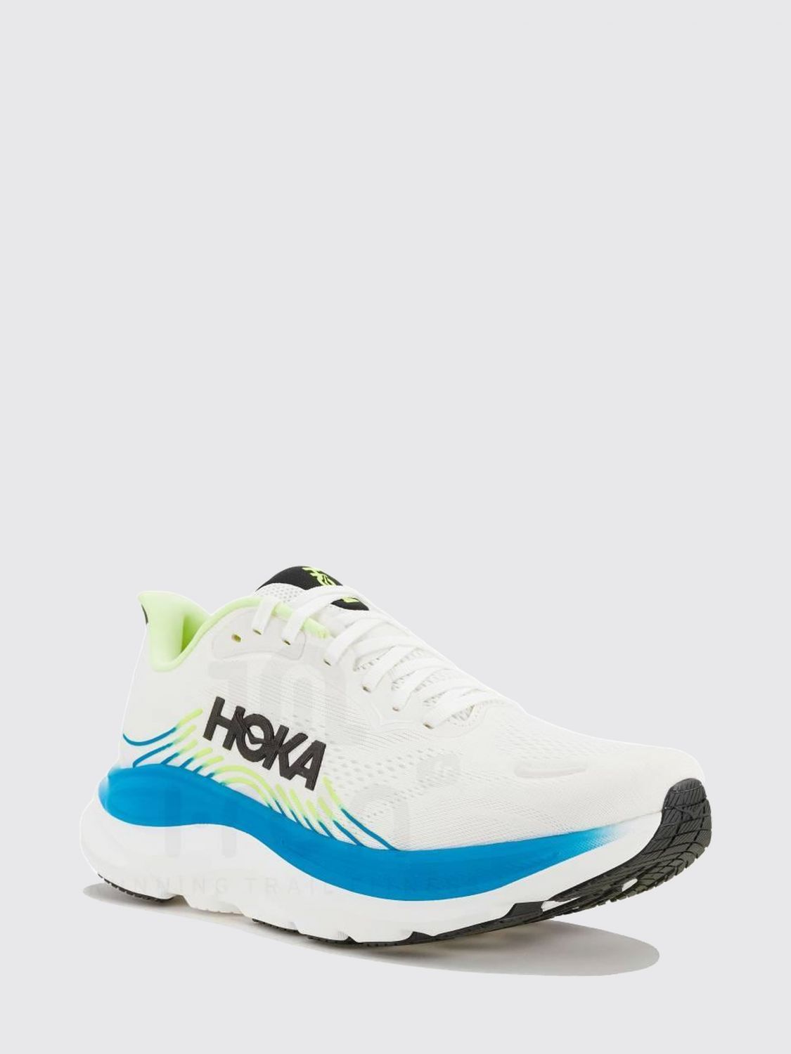 HOKA Clifton 11 Cushioned Breathable Technical Mesh Running Trainers