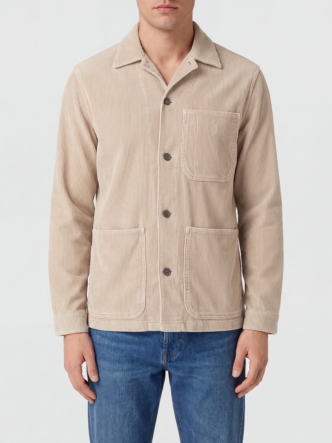 Polo Ralph Lauren Short Corduroy Cotton Overshirt