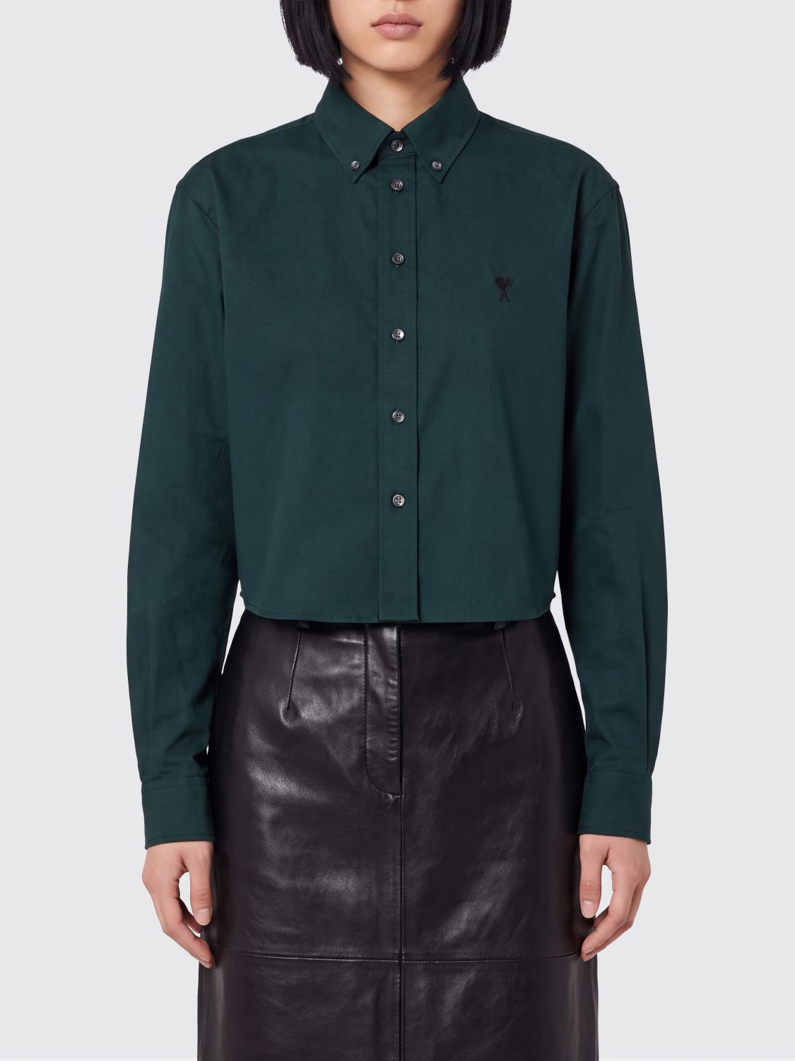 AMI PARIS Shirt Woman color Green