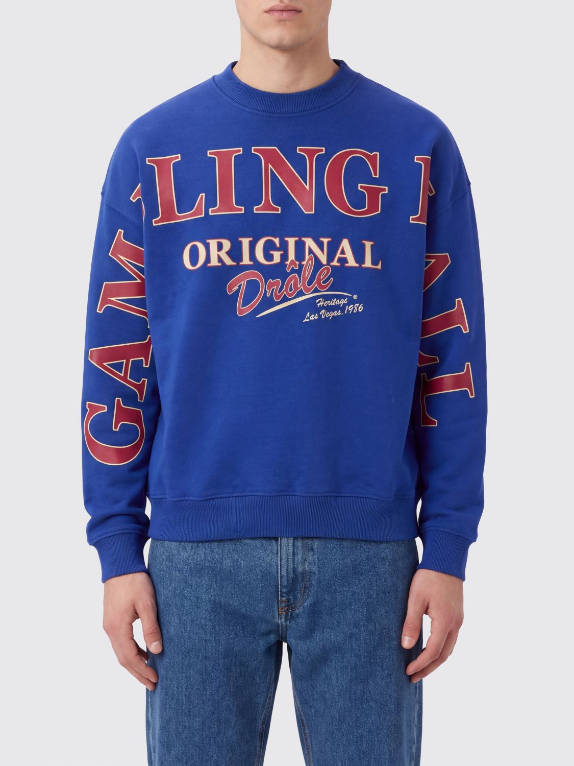 DRÔLE DE MONSIEUR Sweatshirt Men color Blue