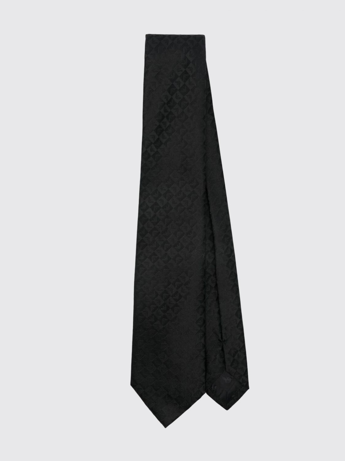 EMPORIO ARMANI Cravatta elegante in pura seta tinta unita