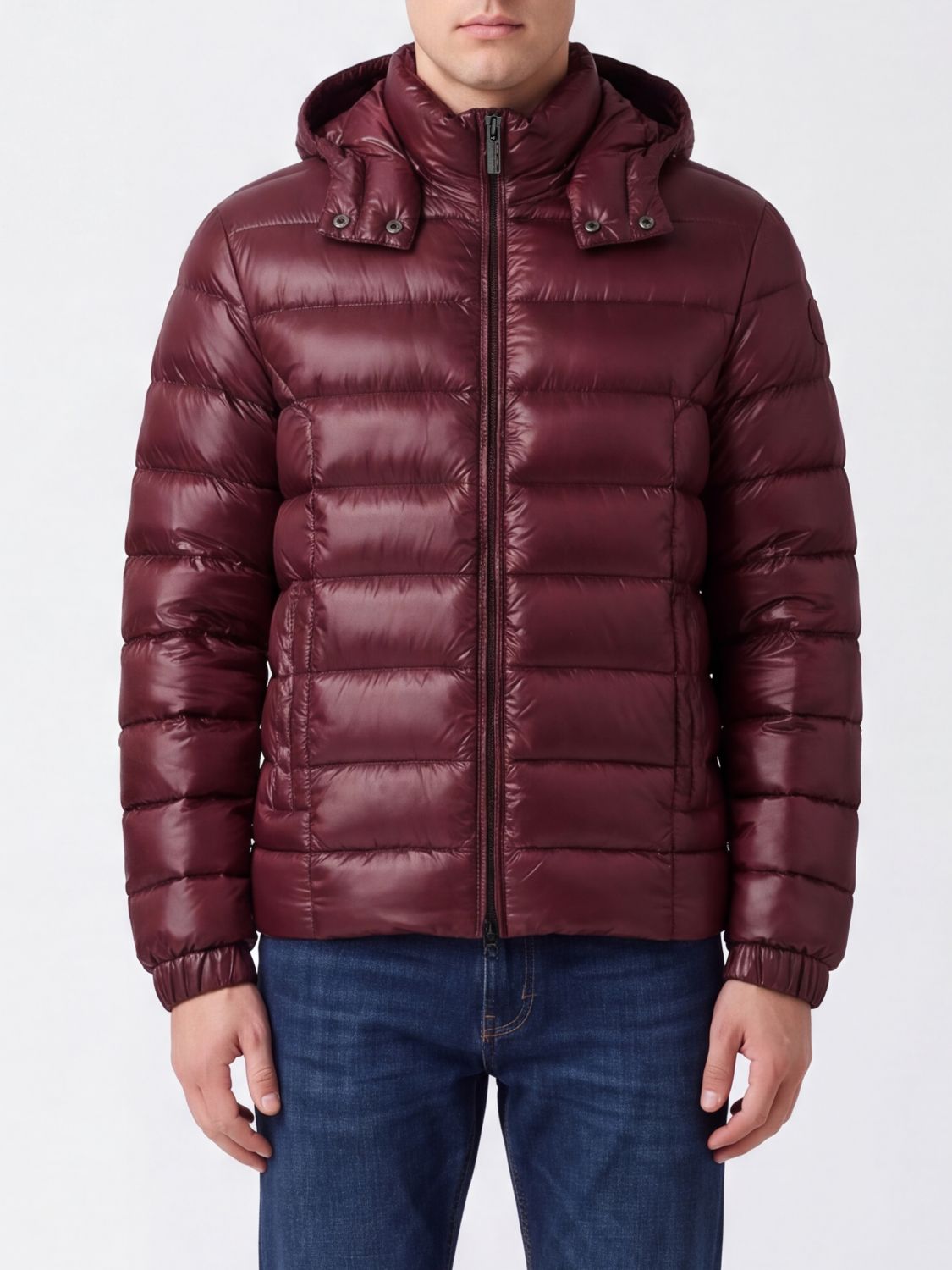 Colmar Short Waterproof Recycled Nylon Puffer Jacket with Hood