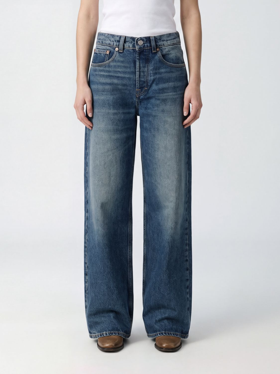 OUR LEGACY Jeans Woman color Denim