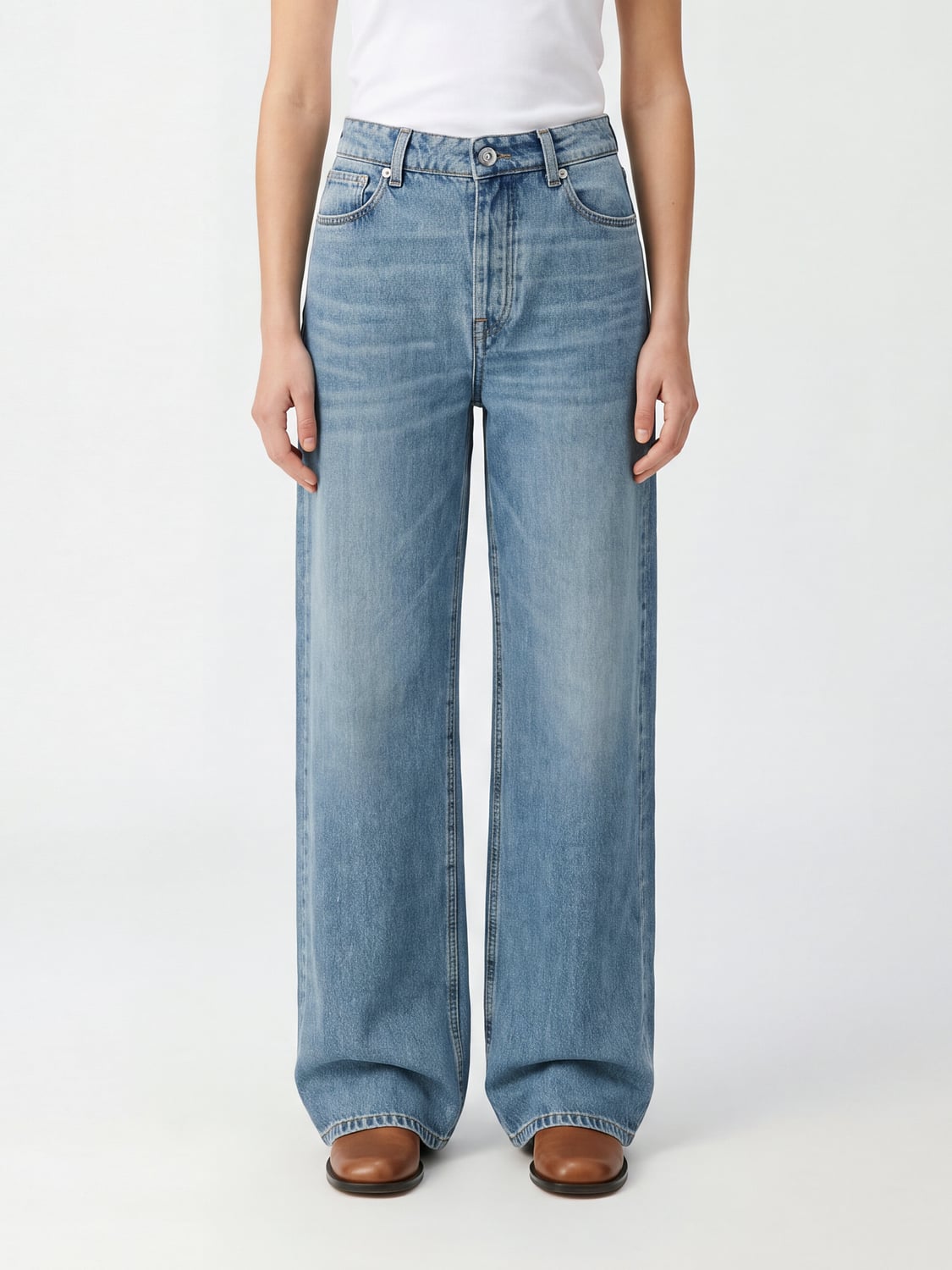 OUR LEGACY Jeans Woman color Denim