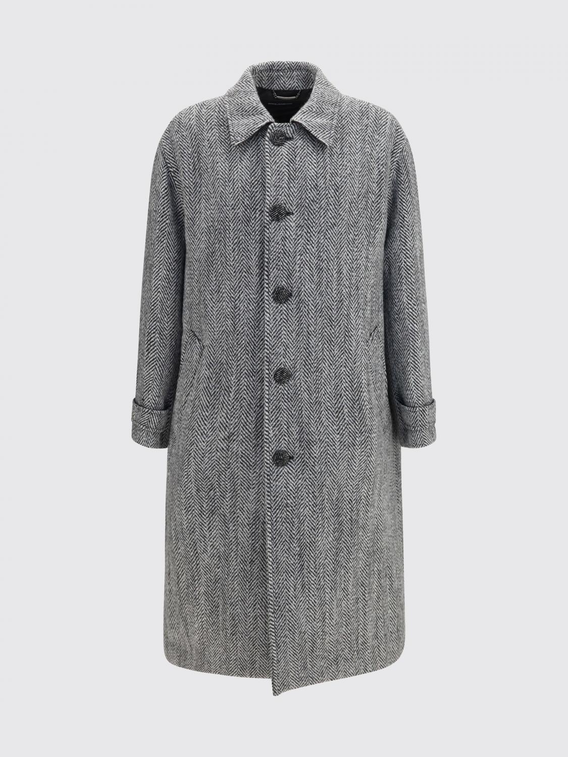 DOLCE & GABBANA Coat Men color Charcoal