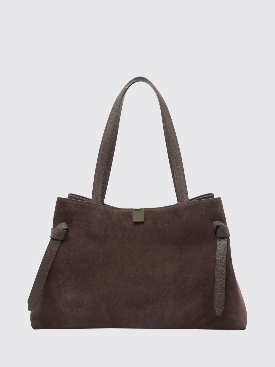 YUZEFI Shoulder Bag Woman color Brown