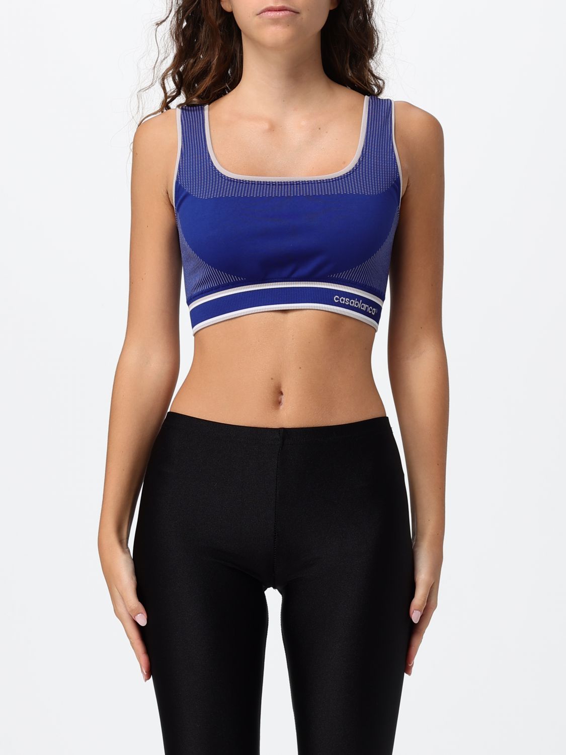 CASABLANCA Top Woman color Blue CASABLANCA Top Woman color Blue