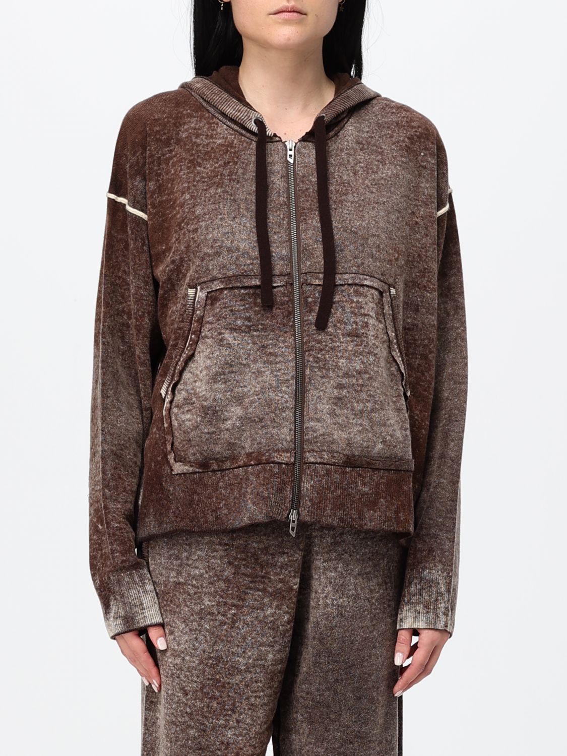 DIESEL Sweater Woman color Brown