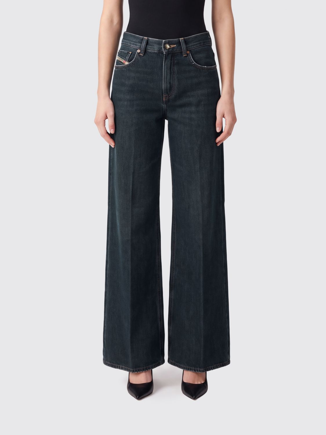 DIESEL Jeans Woman color Blue
