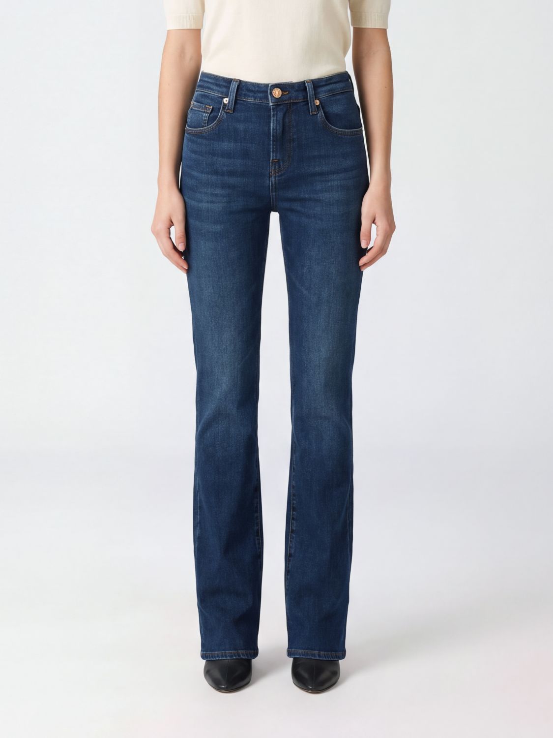 7 FOR ALL MANKIND Jeans Woman color Blue