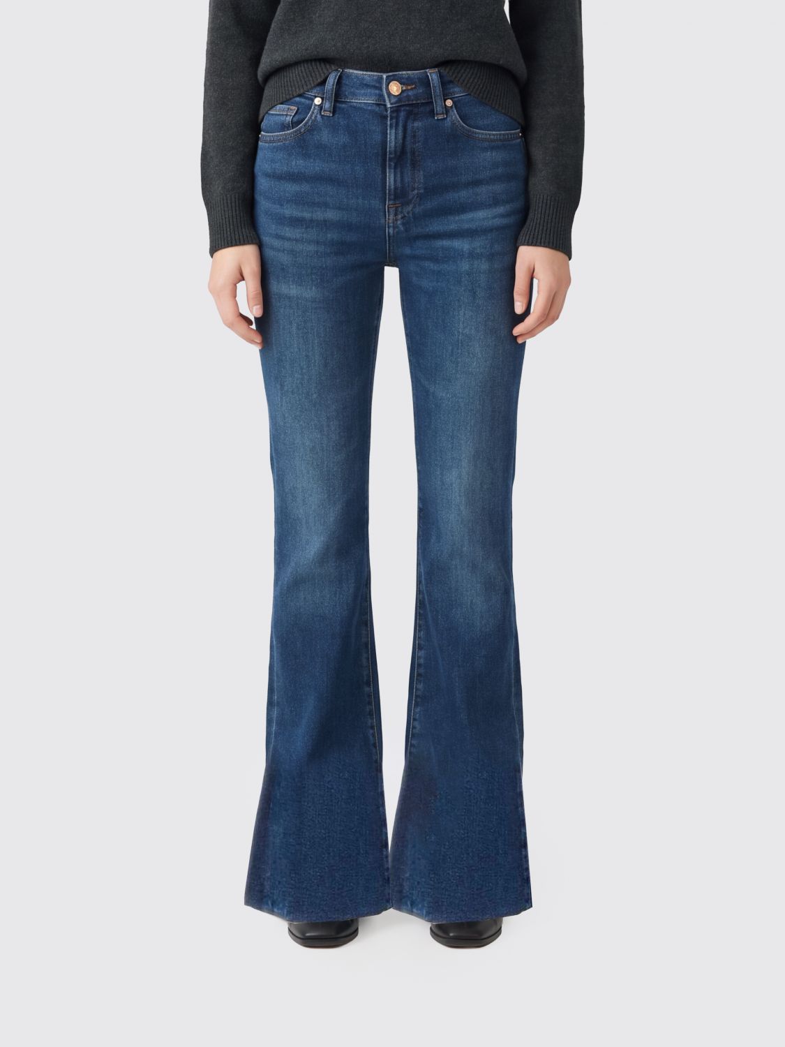7 FOR ALL MANKIND Jeans Woman color Blue