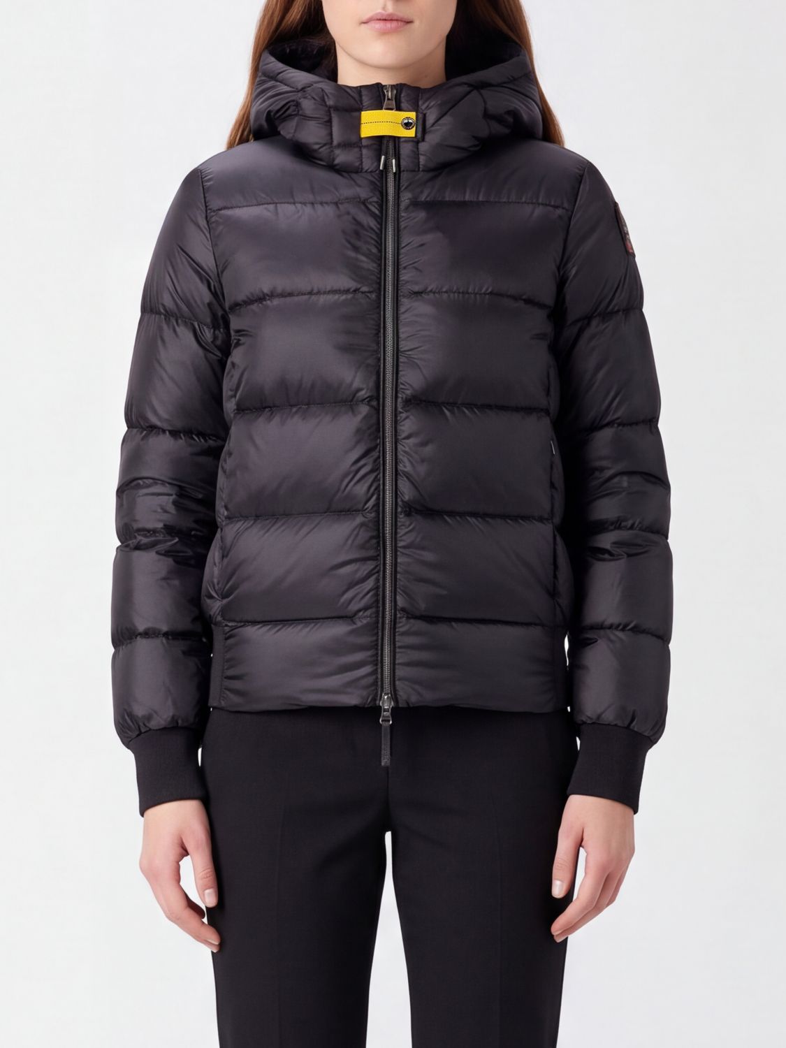 PARAJUMPERS Short Quilted Hooded Nylon Down Jacket PARAJUMPERS Short Quilted Hooded Nylon Down Jacket
