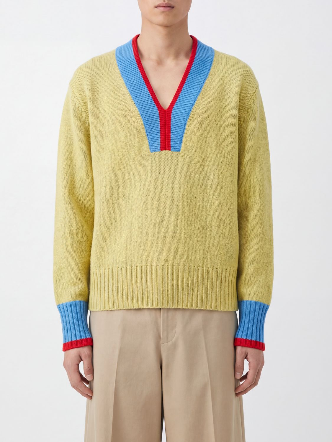 JW ANDERSON Sweater Men color Yellow