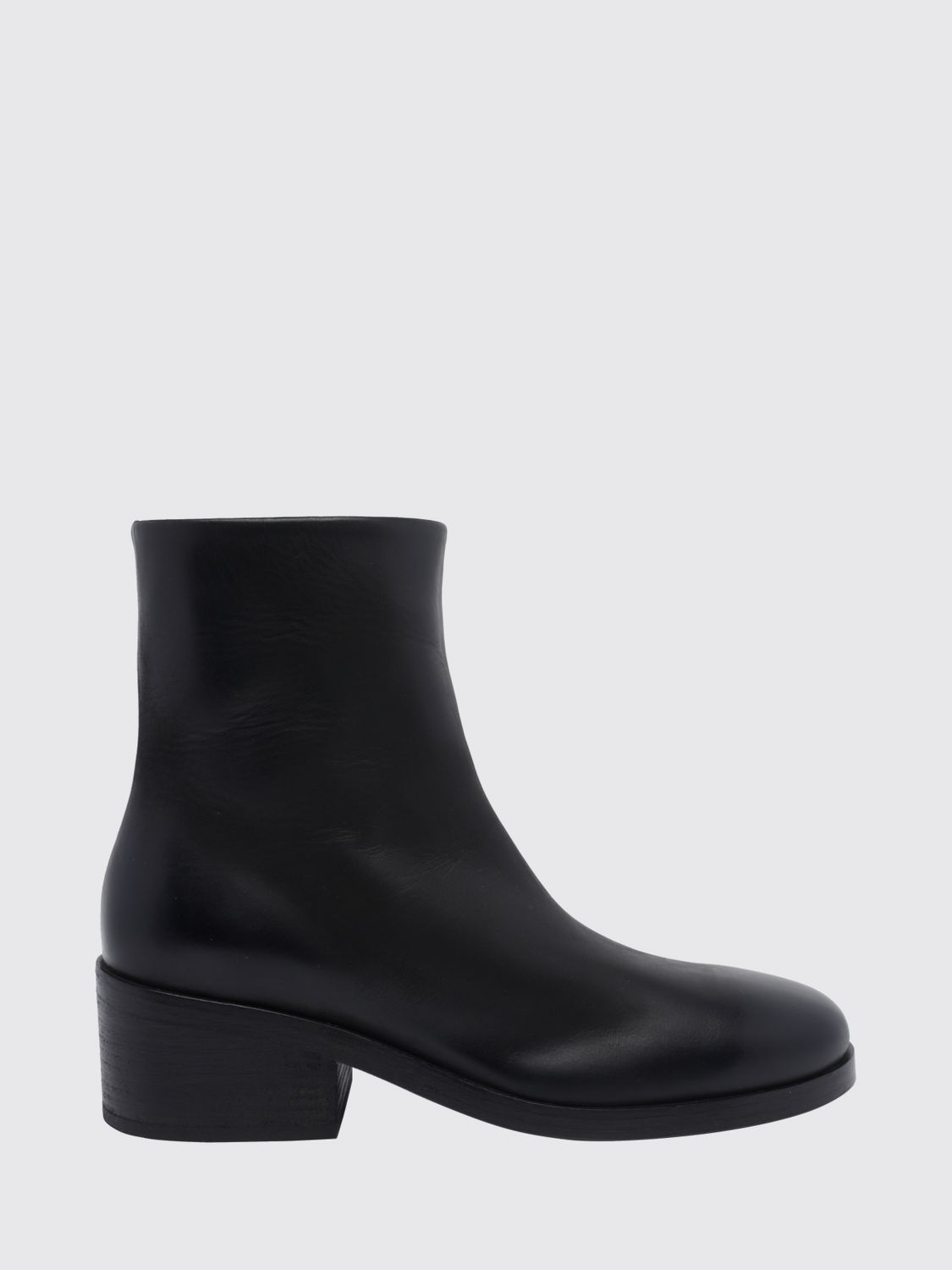 Marsèll Olo Calf Leather Ankle Boots with Side Zip Closure