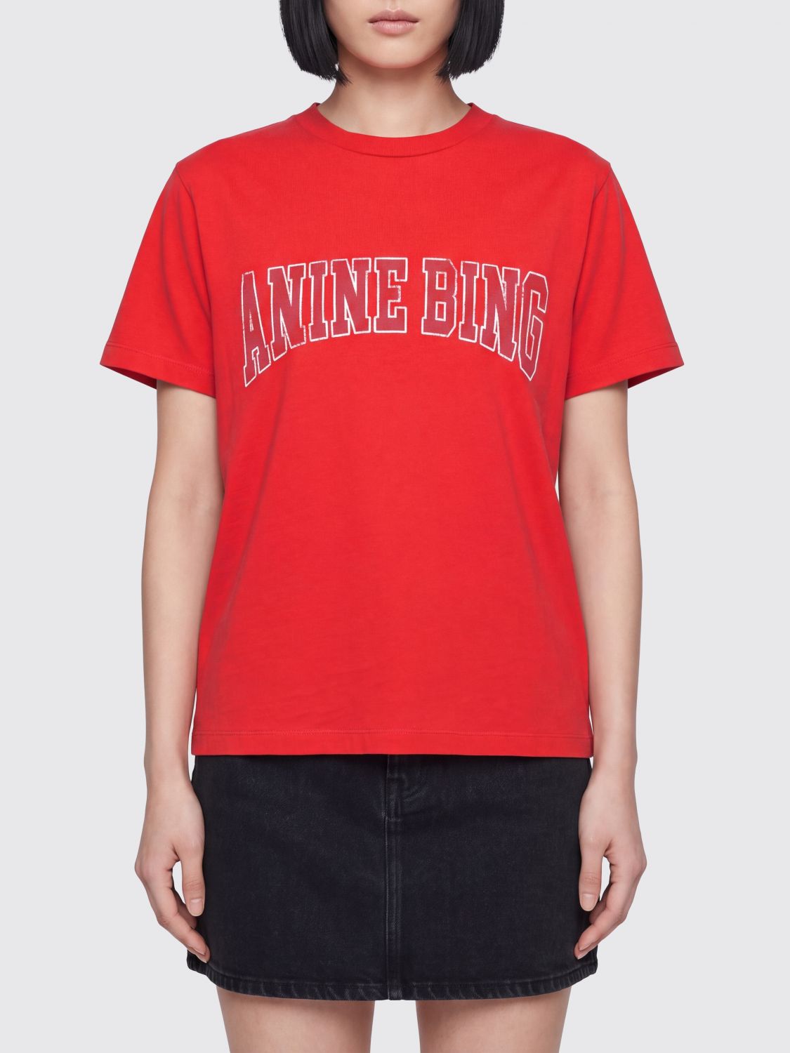 ANINE BING T-Shirts Donna colore Rosso