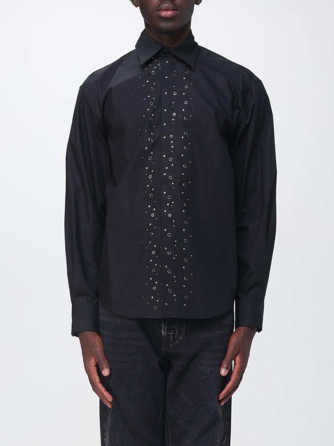 MSGM Shirt Men color Black