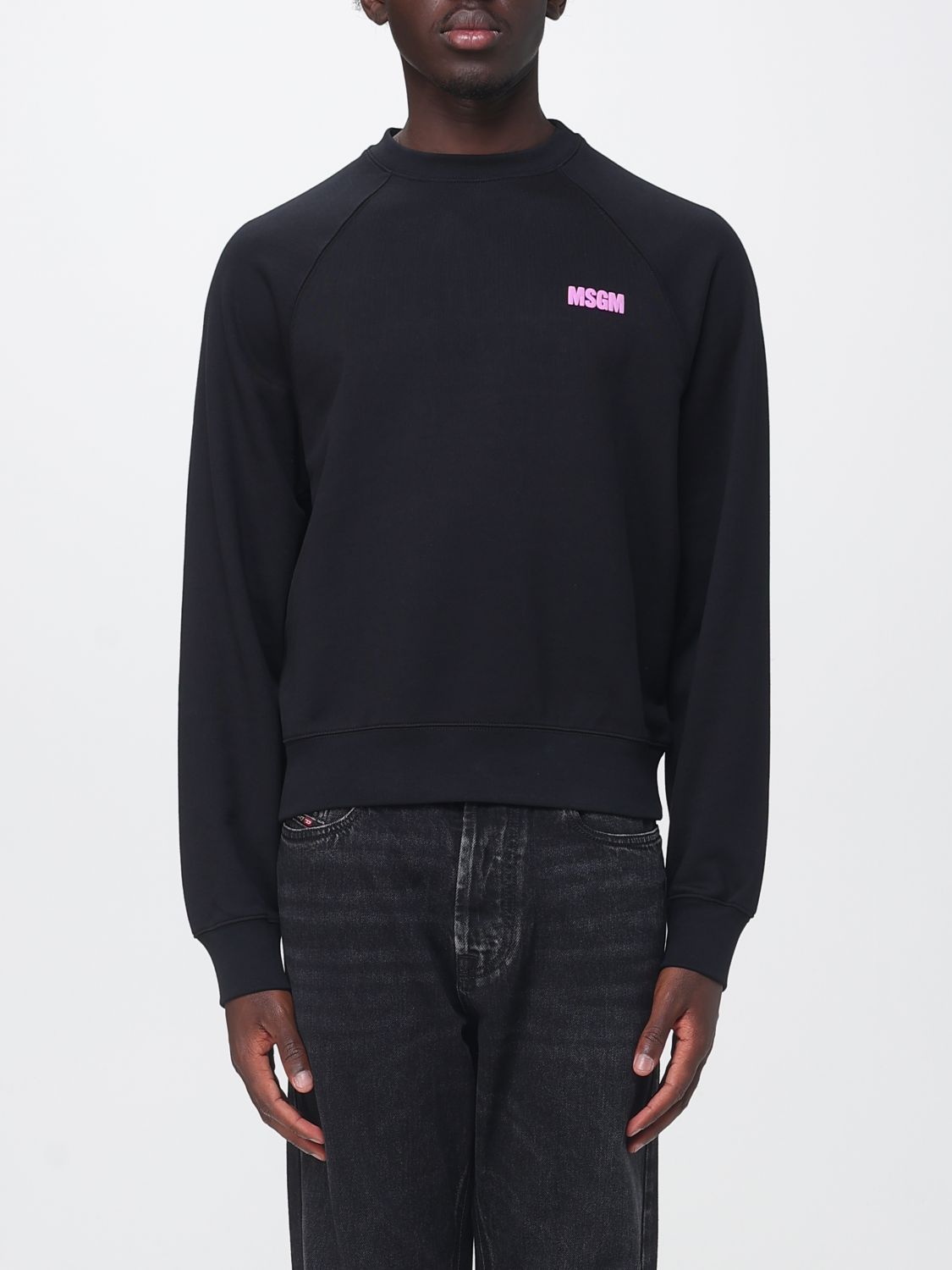 MSGM Sweatshirt Men color Black
