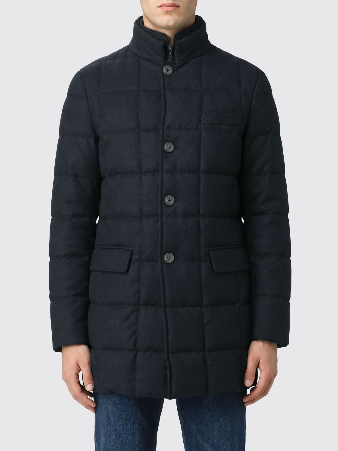 Fay Coat Men Color Blue