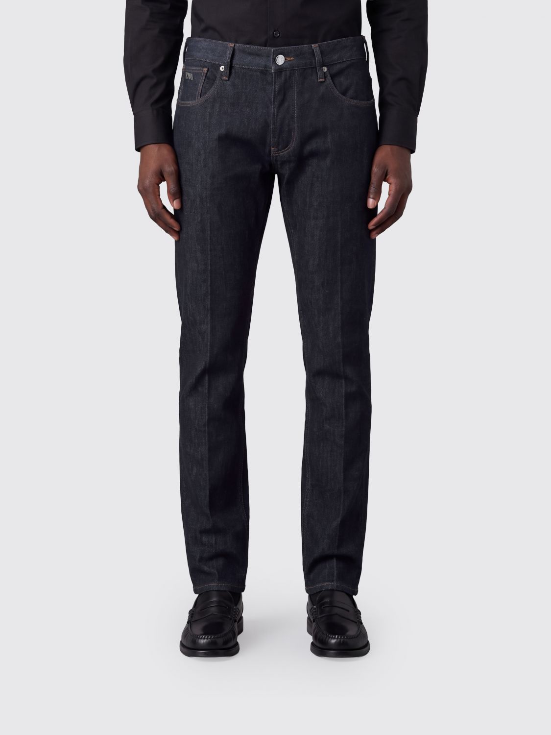 EMPORIO ARMANI Pants Men color Blue
