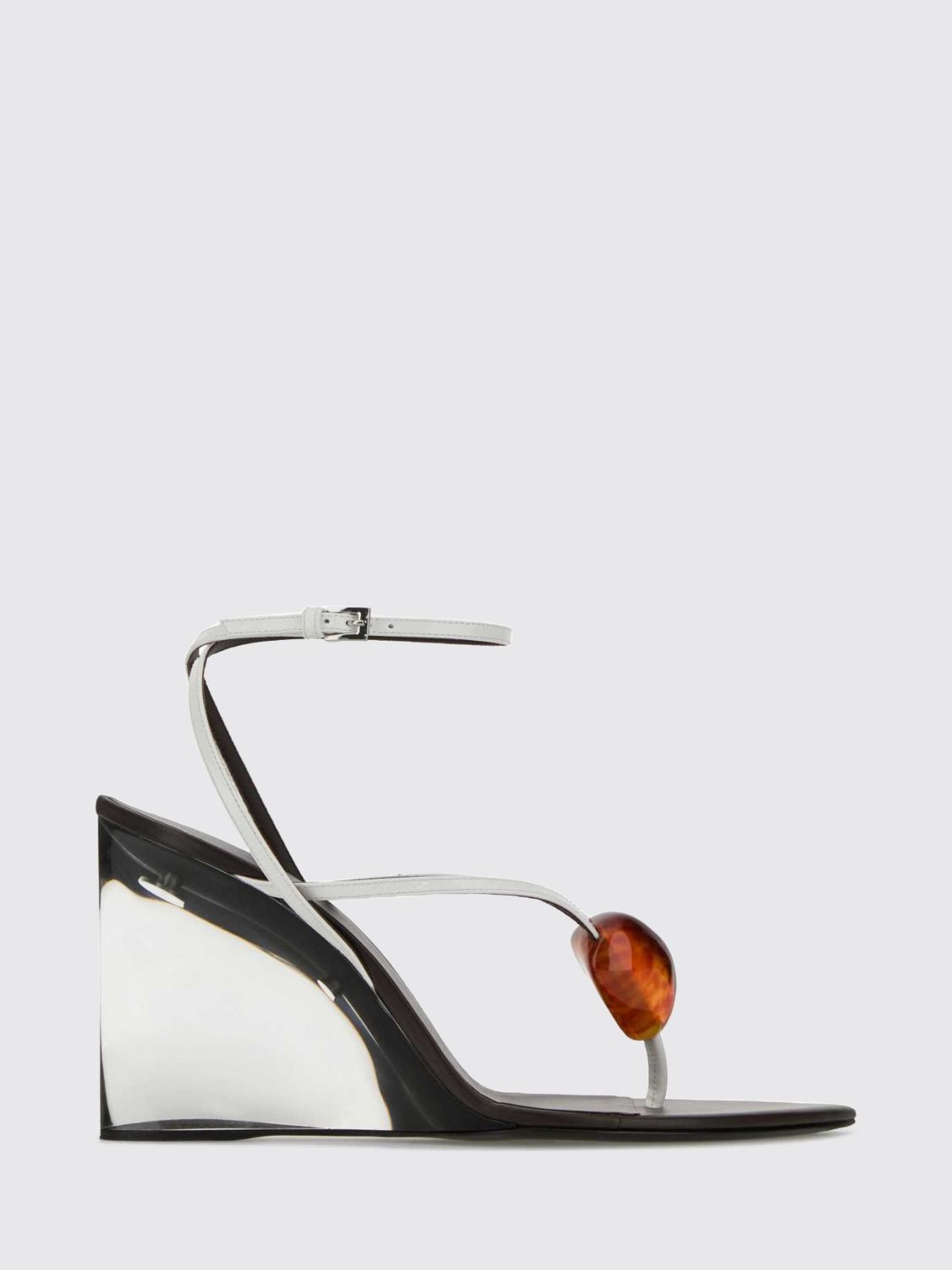 ALAÏA Heeled Sandal Woman color White