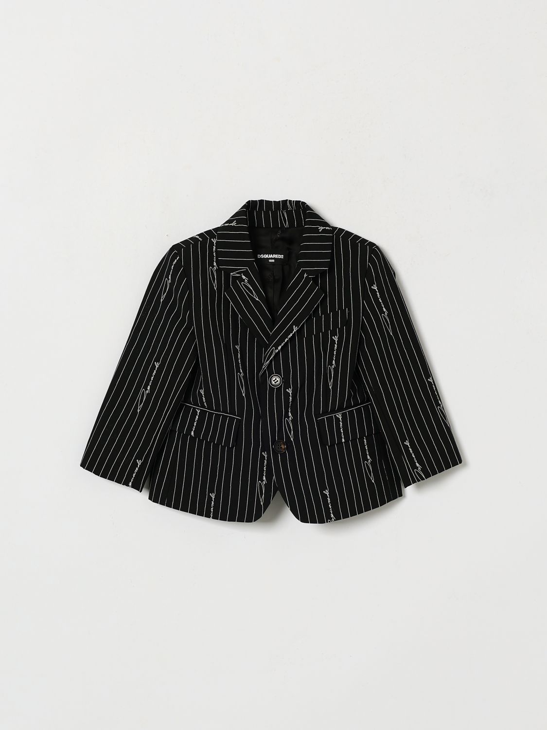 DSQUARED2 Coat Kids color Black