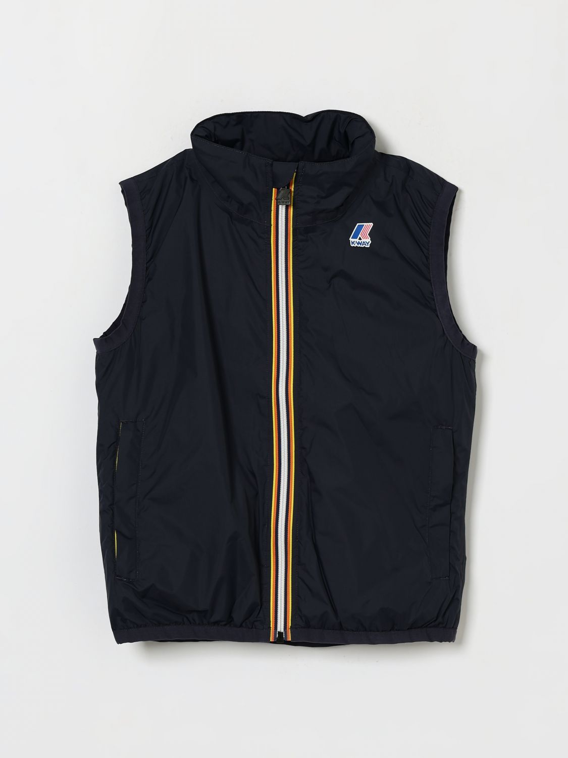 K-way Waistcoat Kids Color Blue In Black
