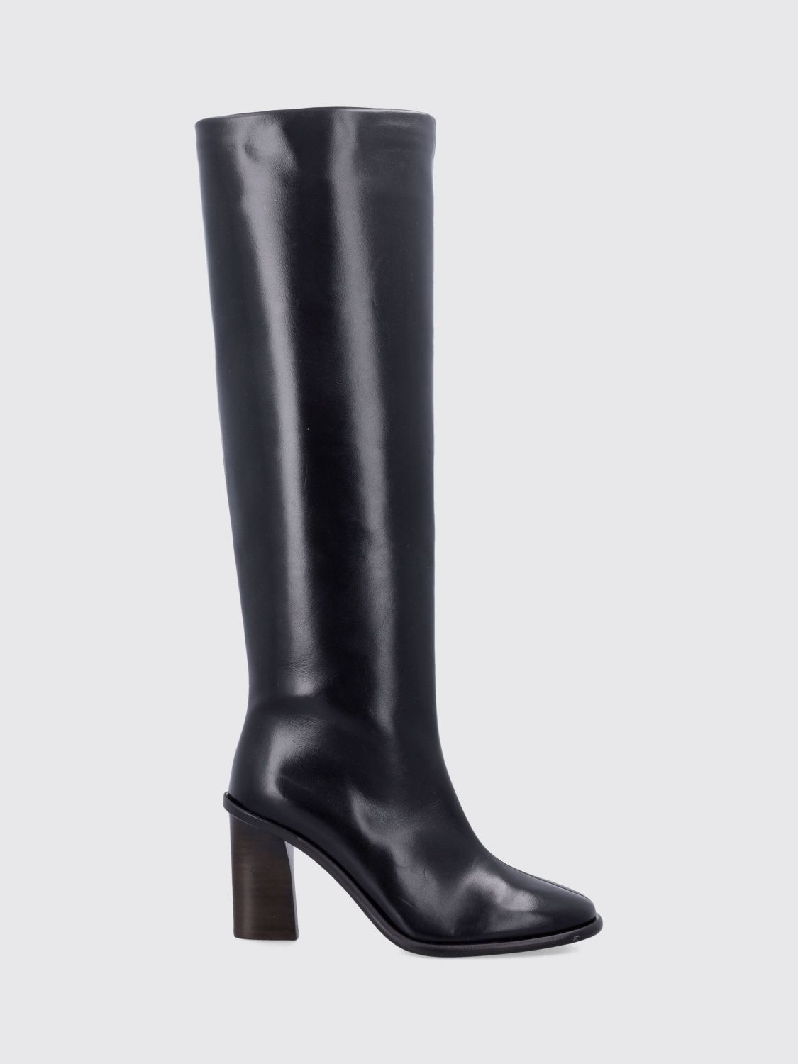 SOEUR Livia Knee-High Boots in Smooth Leather with High Heel SOEUR Livia Knee-High Boots in Smooth Leather with High Heel