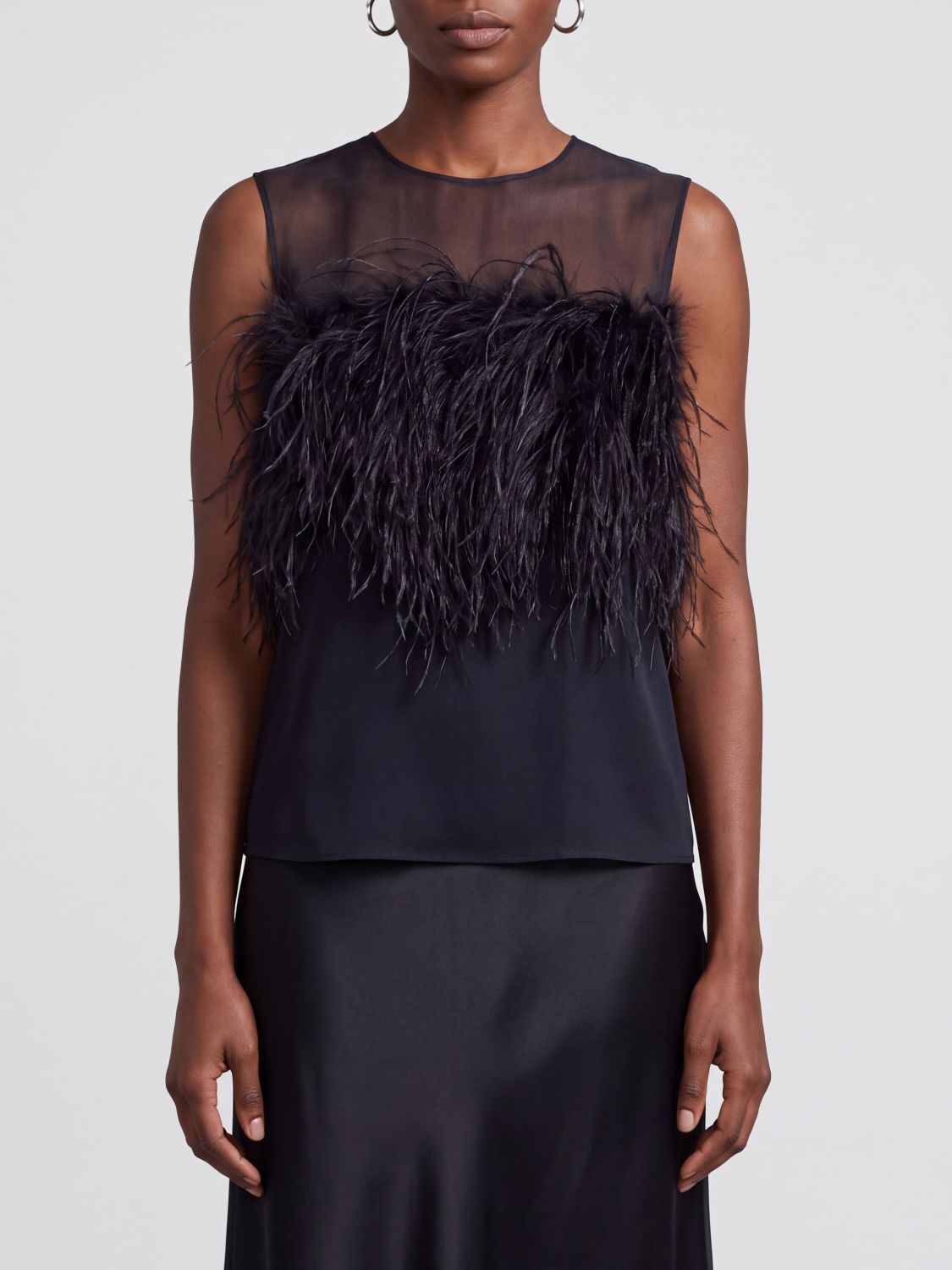ALBERTA FERRETTI Top Woman color Black