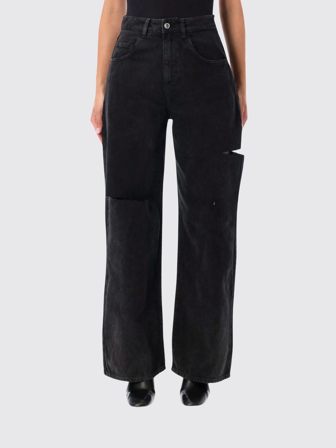 ICON DENIM LOS ANGELES Poppy High-Waisted Wide Leg Jeans with Cut-Out Details ICON DENIM LOS ANGELES Poppy High-Waisted Wide Leg Jeans with Cut-Out Details