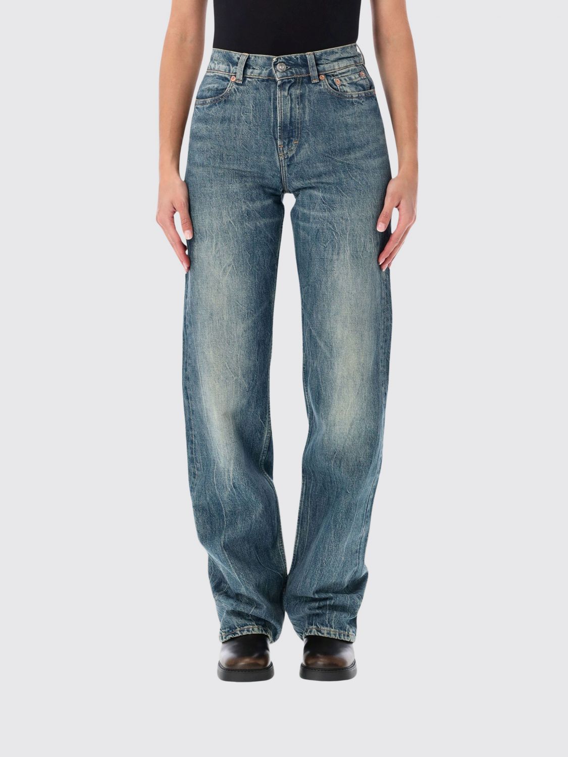 OUR LEGACY Jeans Woman color Blue
