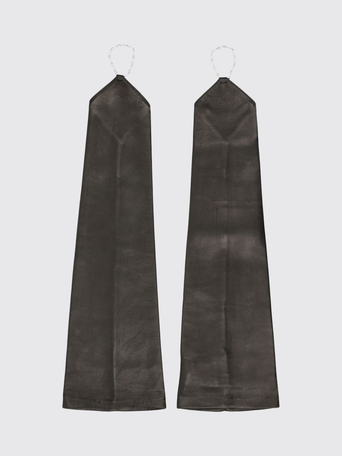 Our Legacy Opera Lamb Nappa Leather Gloves with Metal Mesh
